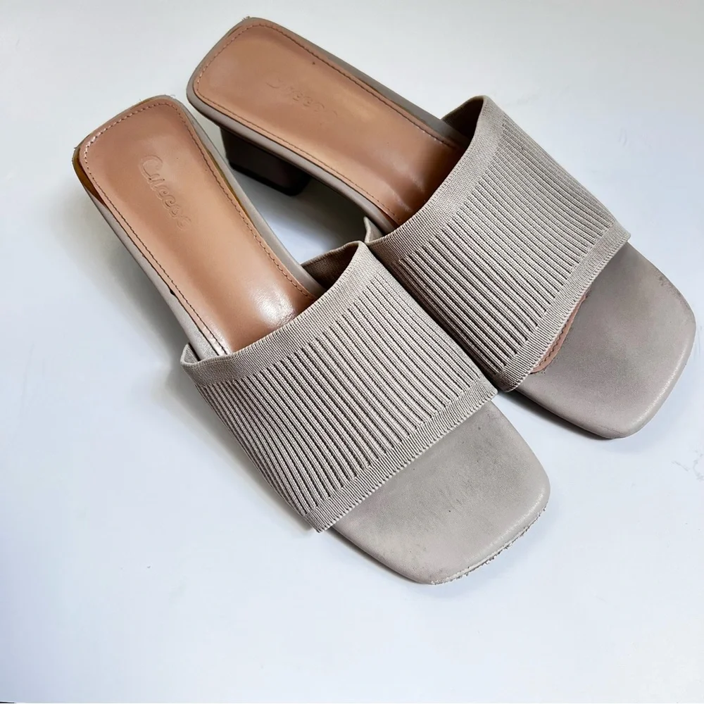 Knit mules slides Women's Slide Sandals size 8 - Picture 11 of 15